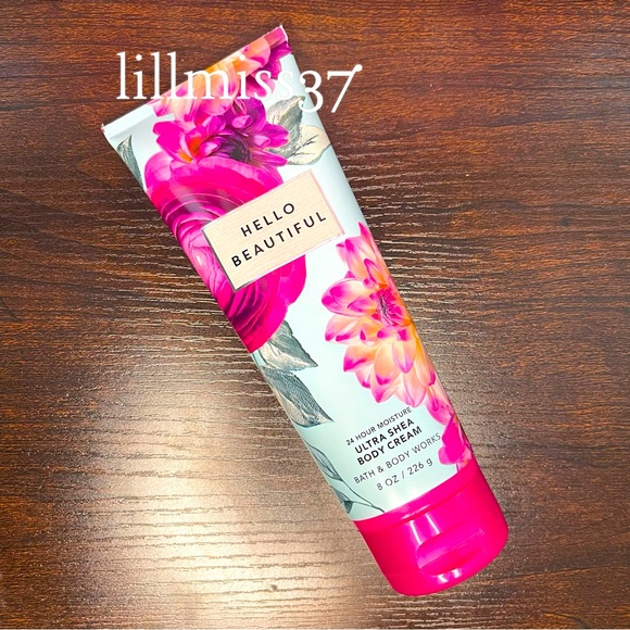 Bath & Body Works 24 Hour Ultra Shea Body Cream HELLO BEAUTIFUL NEW - Picture 2 of 3